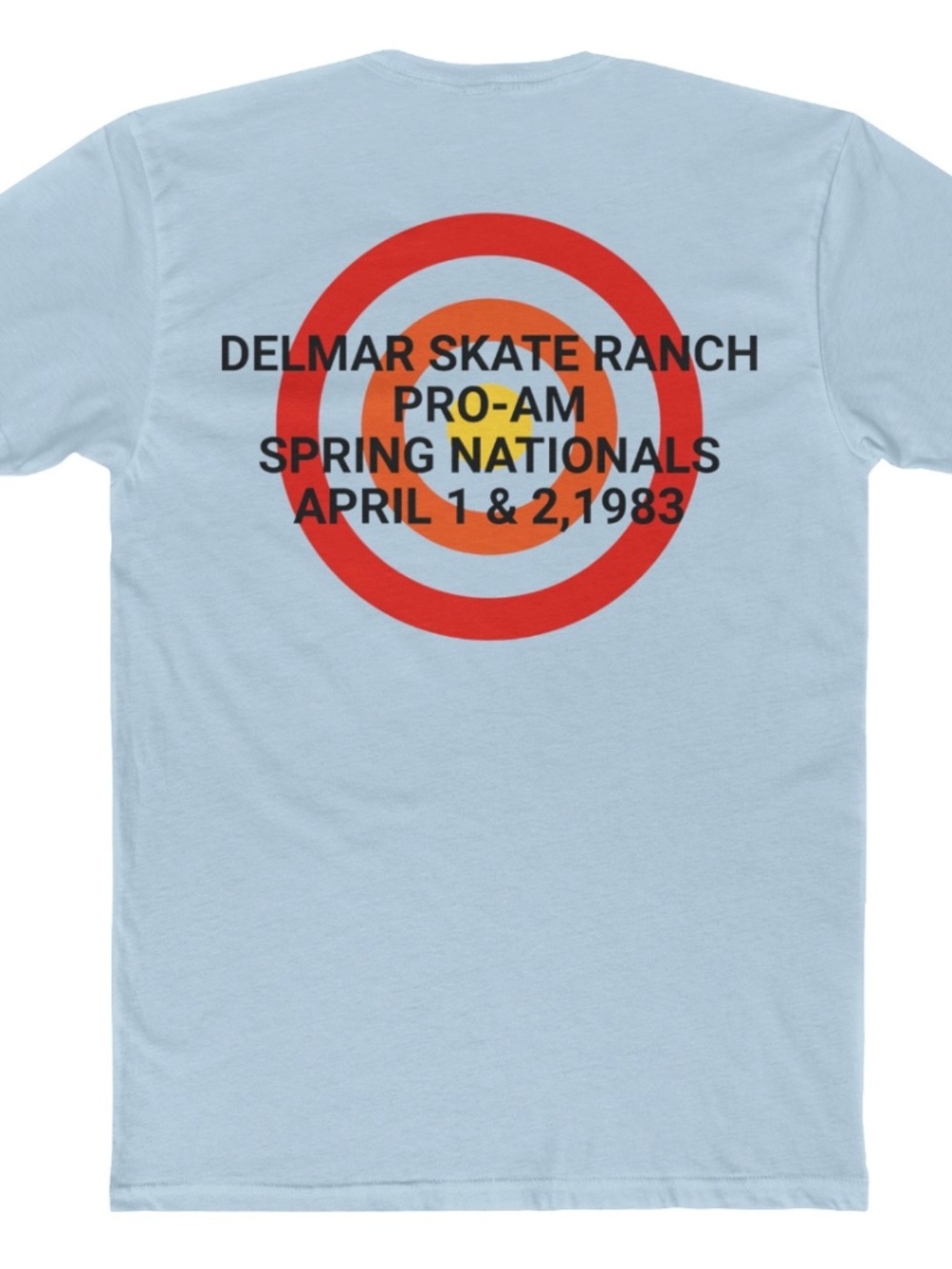 1983 Del Mar Contest  Skateboard T Shirt  (Powell Peralta skateboard - Thrasher